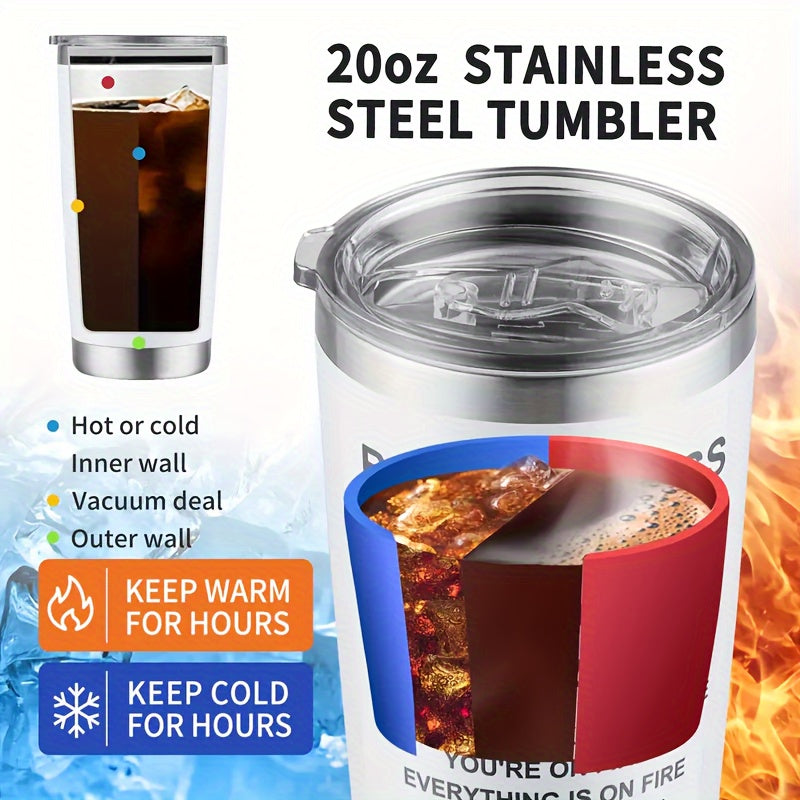 1pc 20oz Stainless Steel Tumbler