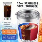 1pc 20oz Stainless Steel Tumbler