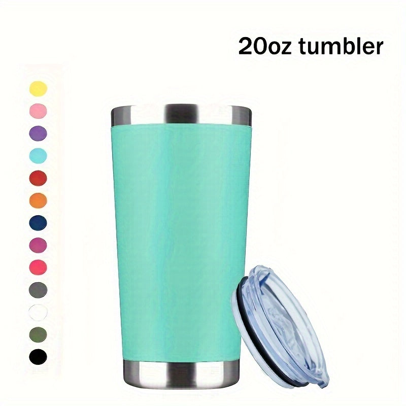 1pc 20oz Stainless Steel Tumbler