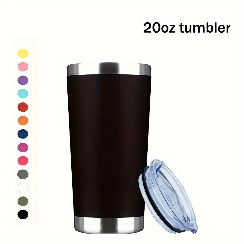 1pc 20oz Stainless Steel Tumbler