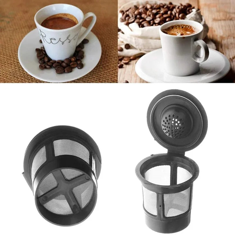 3 PCS Reusable Stainless Steel Coffee Filter Capsule for Keurig