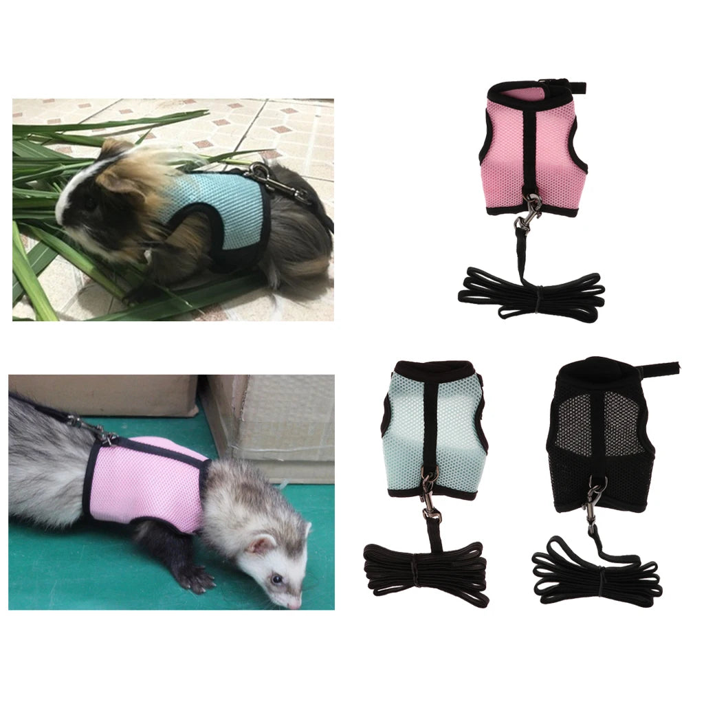 Vest Harness Leash For Small Animals