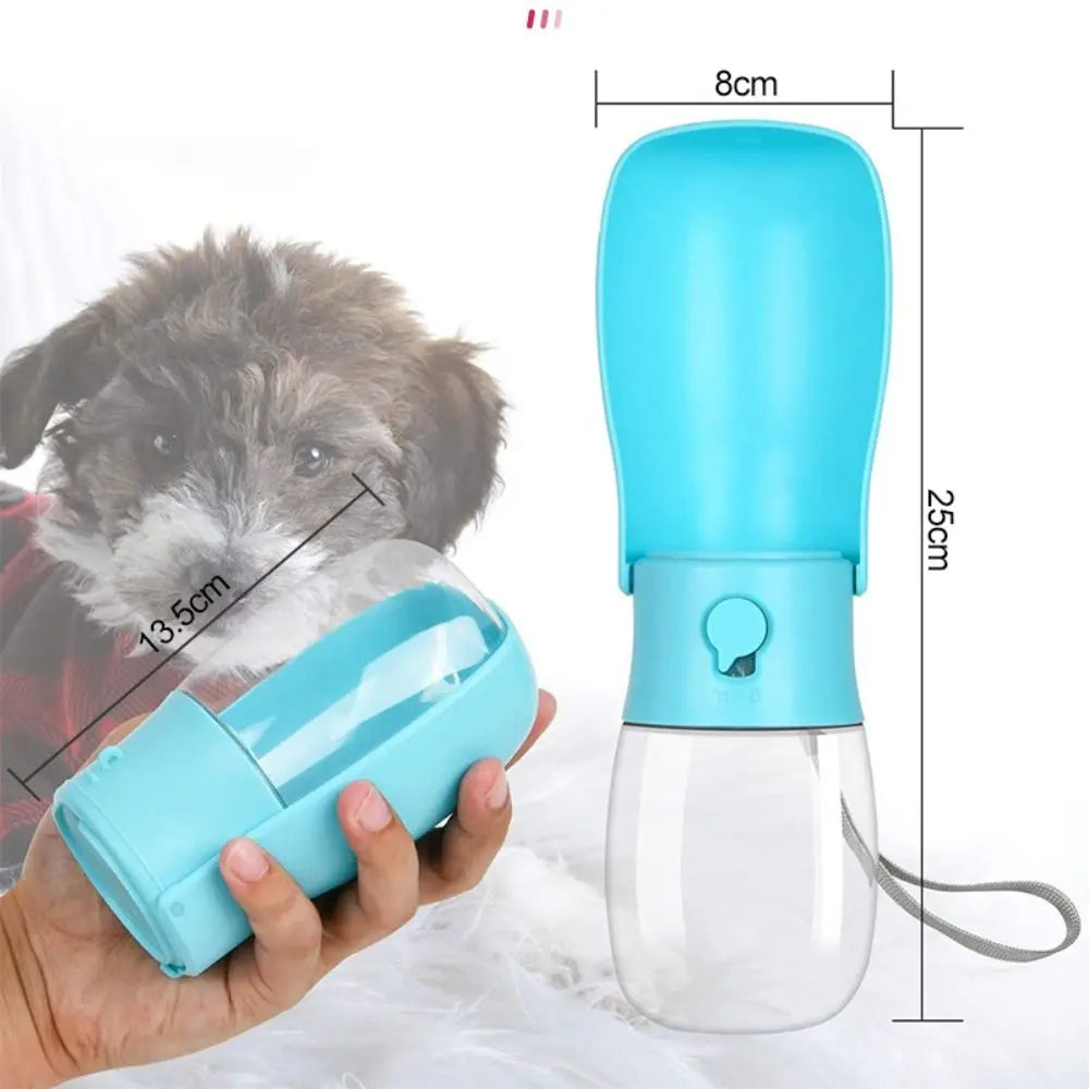 Pet Supplies 300ml Pet Dog Water Bottle Foldable Leakproof