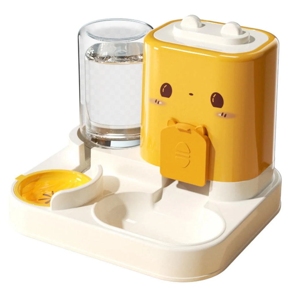 Automatic Pet Feeder 2 In 1 Waterer Food Container