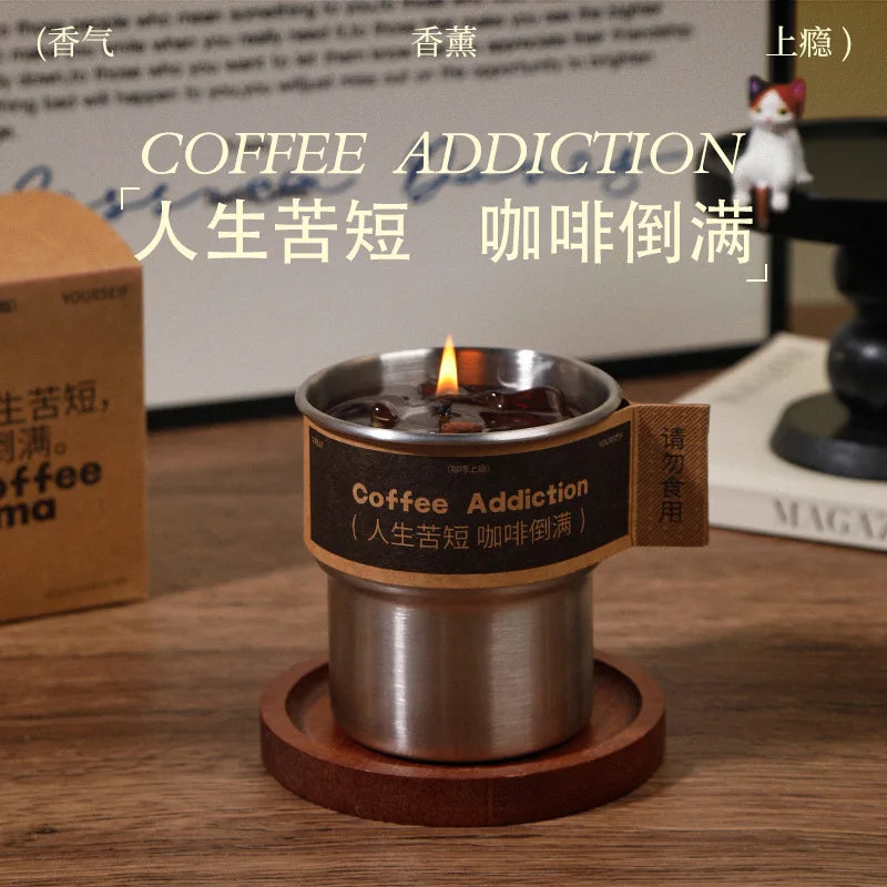 Creative Coffee Cup Aromatherapy Candle Gift Box