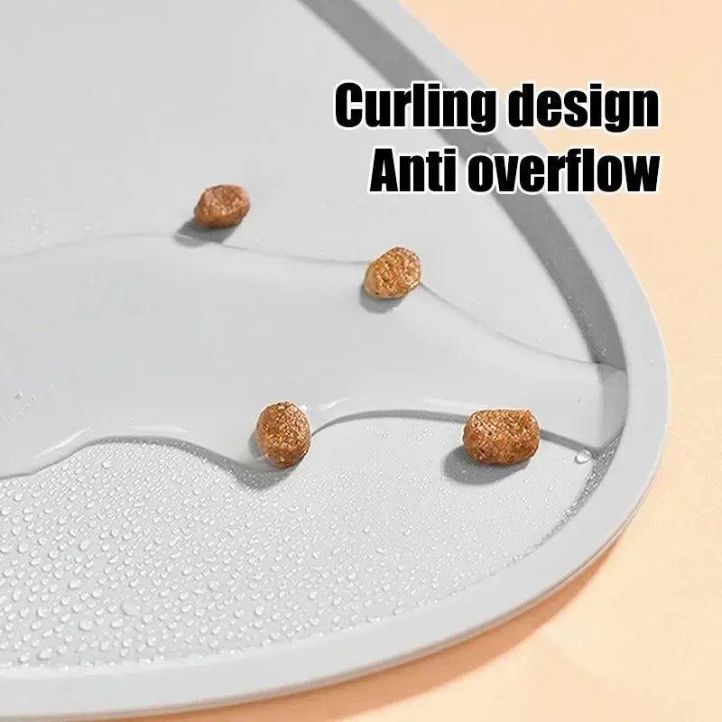 Silicone Pet Food Mat Waterproof Spill-Proof BPA Free Large Size