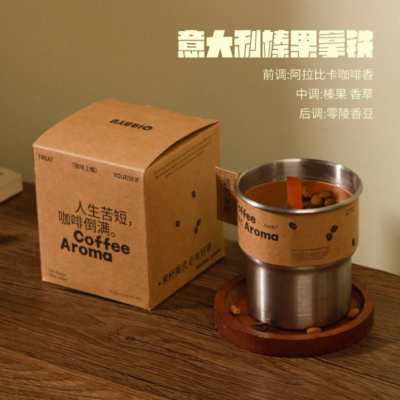 Creative Coffee Cup Aromatherapy Candle Gift Box