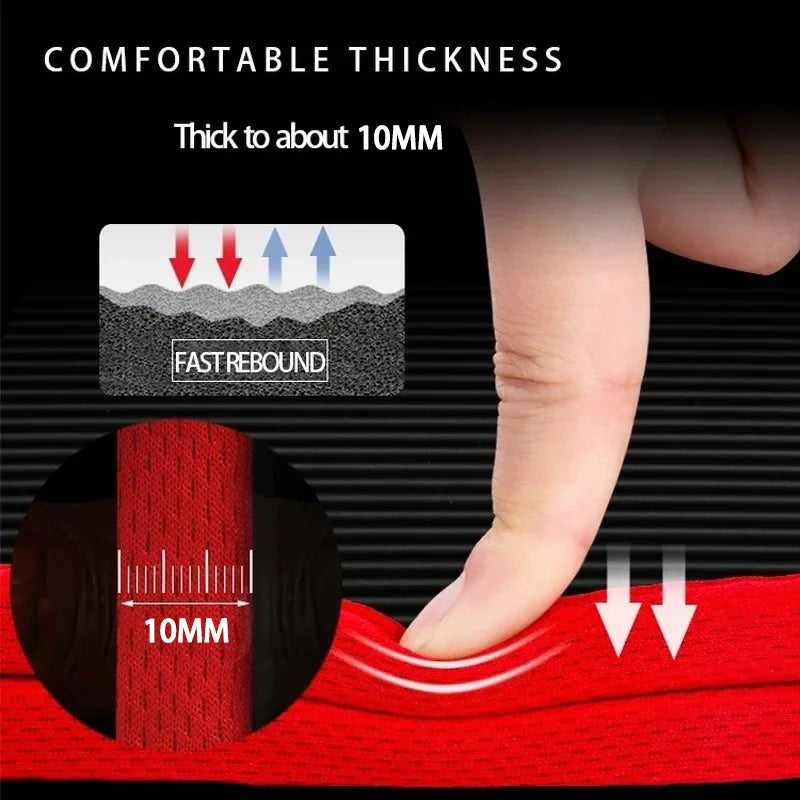 10MM Extra Thick 183cmX62cm Yoga Mats Non-slip Exercise Mat