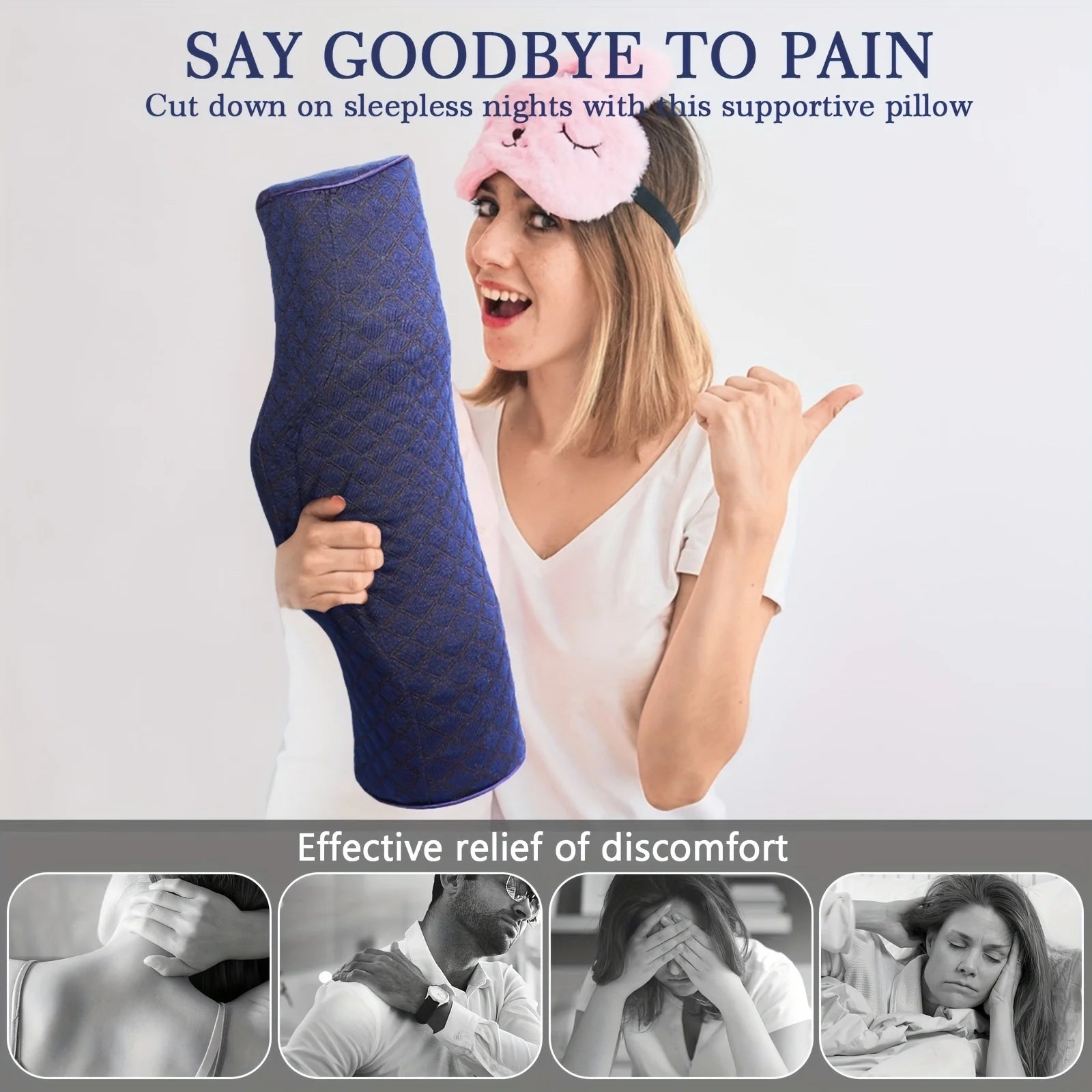 Orthopedic Neck Pillow: Superior Cervical Support, Soft Memory Foam