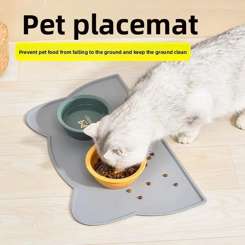 Silicone Pet Food Mat Waterproof Spill-Proof BPA Free Large Size