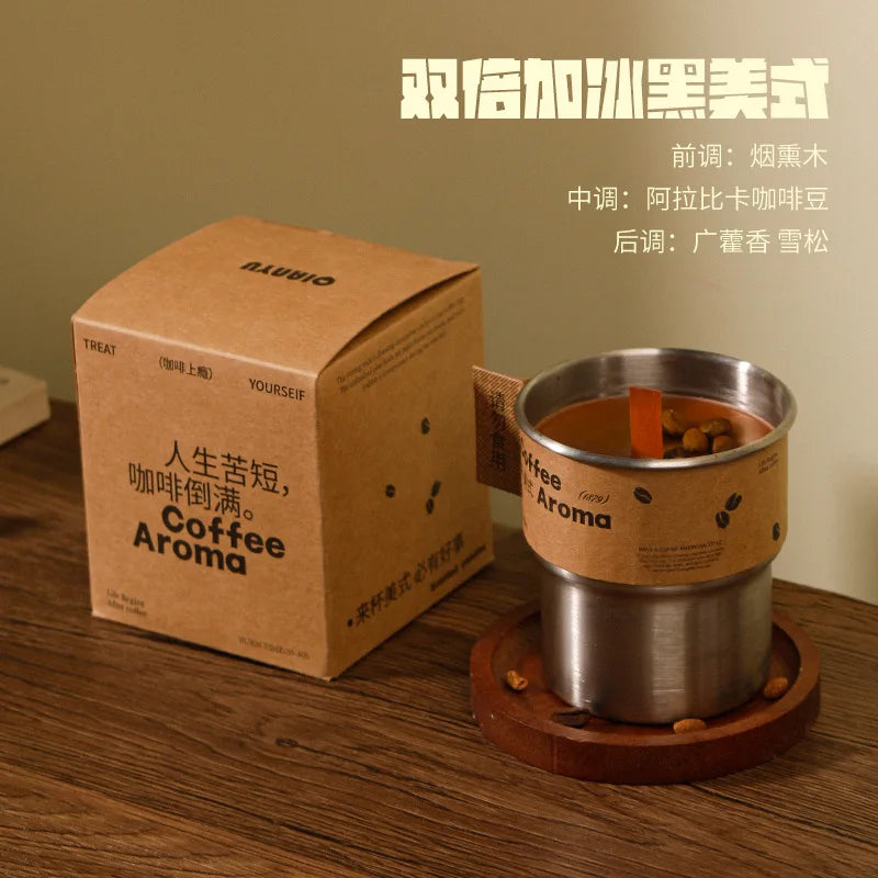 Creative Coffee Cup Aromatherapy Candle Gift Box