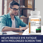 Vitamin A Capsules - Antioxidant, Promotes Healthy Skin, Eyes, and Immune System
