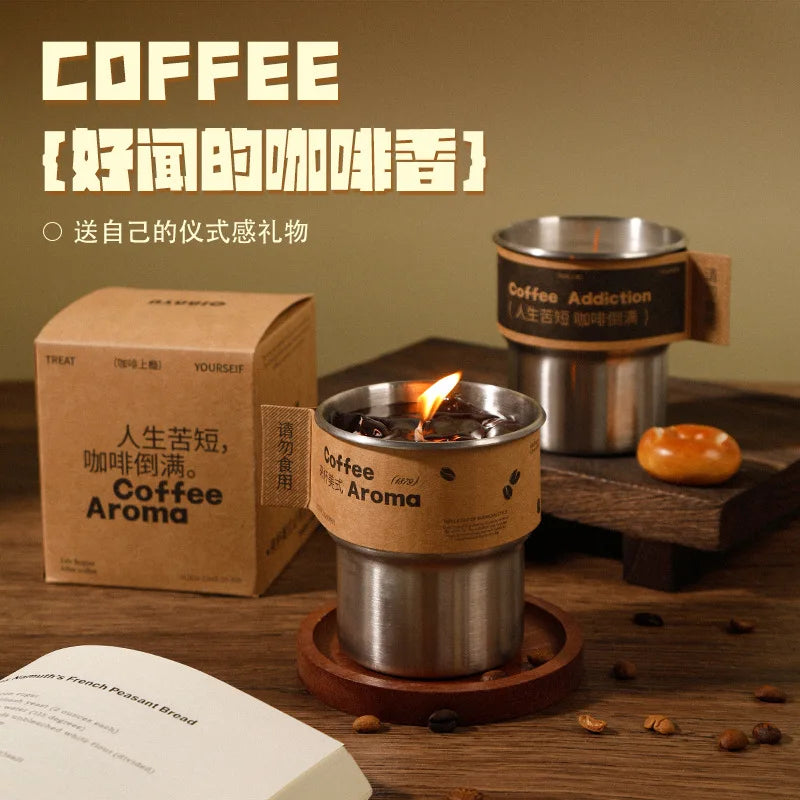 Creative Coffee Cup Aromatherapy Candle Gift Box