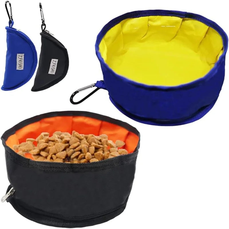 Collapsible Food And Water Pet Bowls