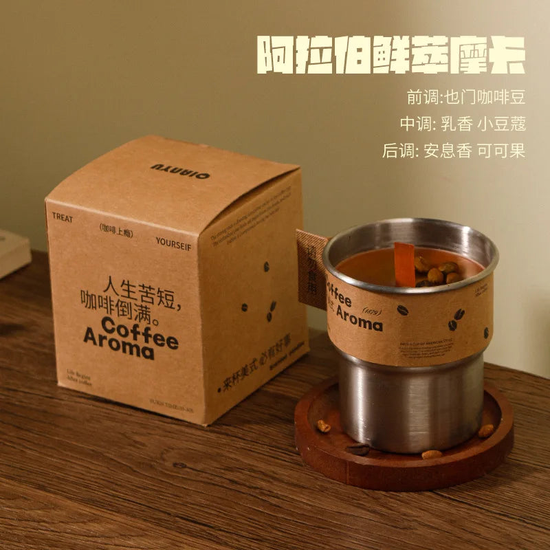 Creative Coffee Cup Aromatherapy Candle Gift Box