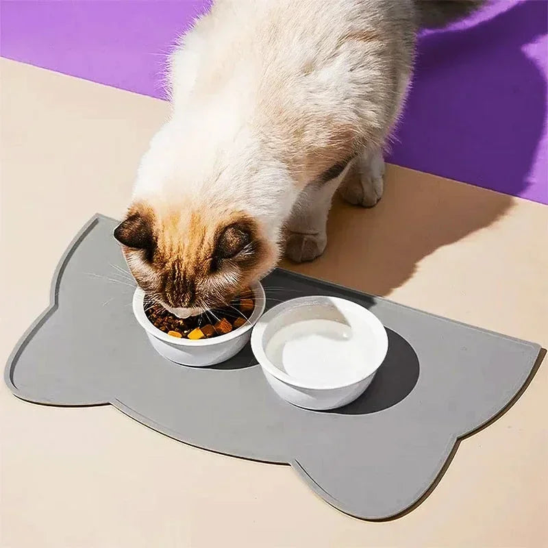 Silicone Pet Food Mat Waterproof Spill-Proof BPA Free Large Size