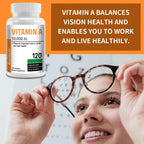 Vitamin A Capsules - Antioxidant, Promotes Healthy Skin, Eyes, and Immune System