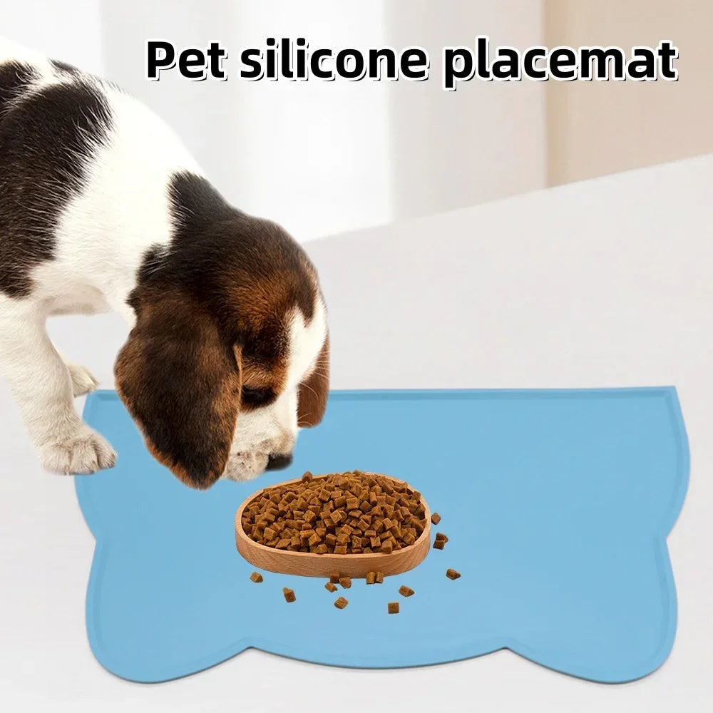 Silicone Pet Food Mat Waterproof Spill-Proof BPA Free Large Size