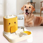 Automatic Pet Feeder 2 In 1 Waterer Food Container