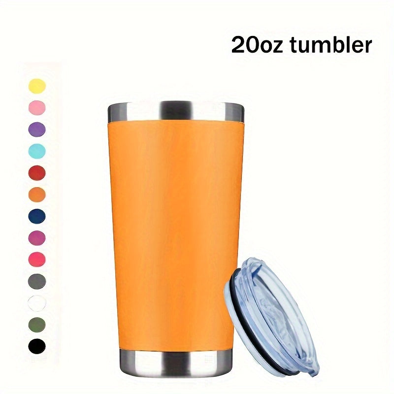 1pc 20oz Stainless Steel Tumbler