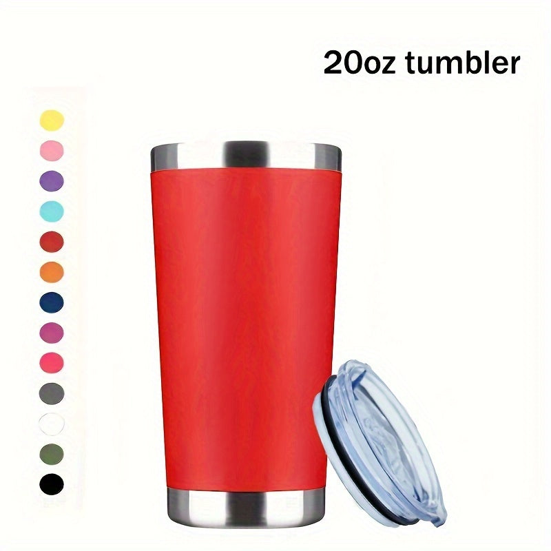 1pc 20oz Stainless Steel Tumbler