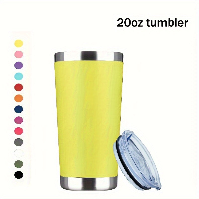 1pc 20oz Stainless Steel Tumbler