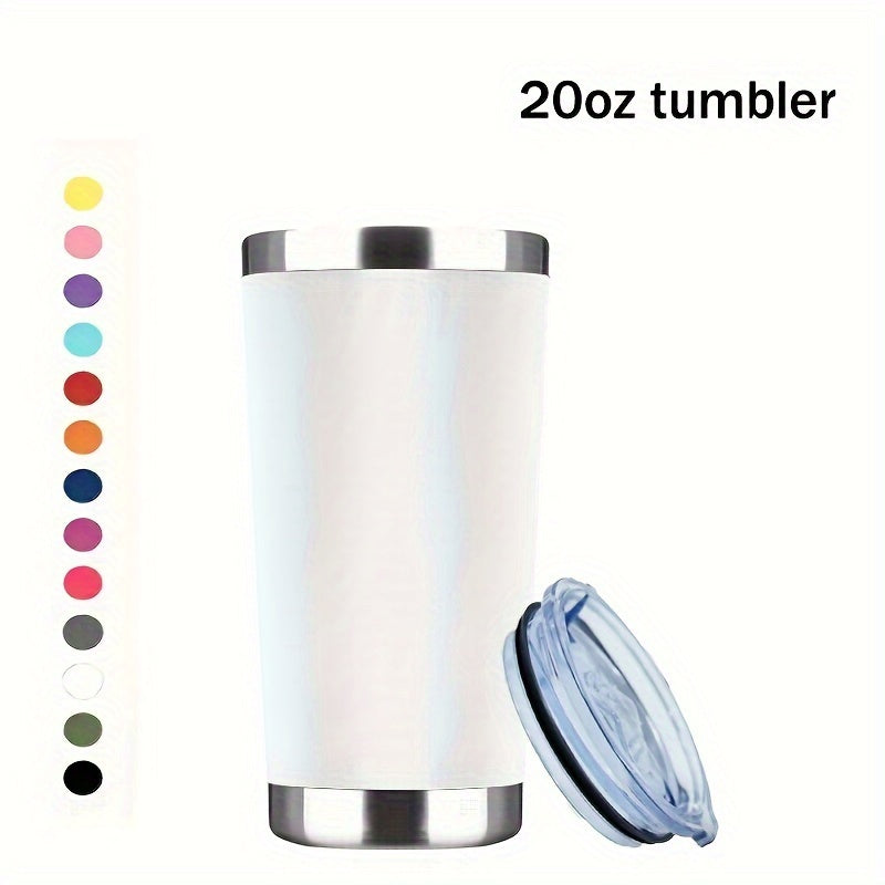 1pc 20oz Stainless Steel Tumbler